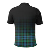McKinlay Ancient Tartan Crest Polo Shirt - Thistle Black Style